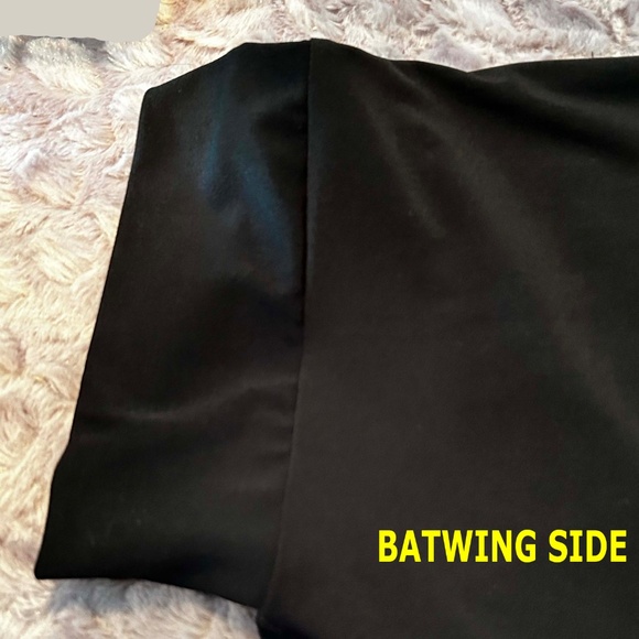 CIRCULAR TOP, BLACK & MULTICOLOUR, SIZE 3X, BRIGHT FLOWER WITH CRYSTALS, SOFT - Picture 8 of 11